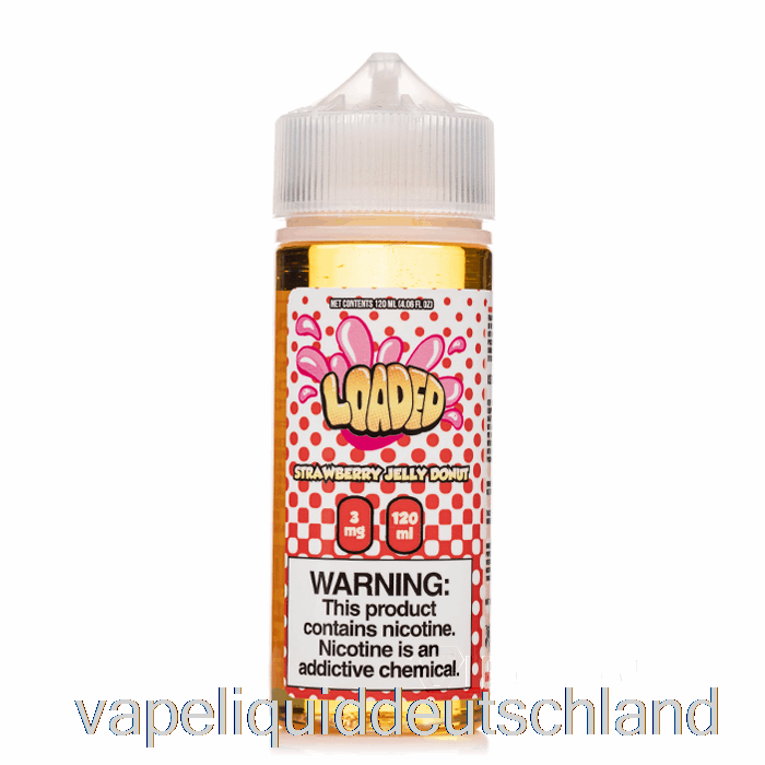 Erdbeergelee-Donut – Beladenes E-Liquid – Rücksichtslose Dämpfe – 120 Ml 0 Mg Vape-Flüssigkeit